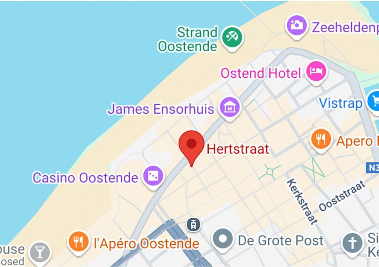 Cosy Studio By The Sea Oostende Exterior foto